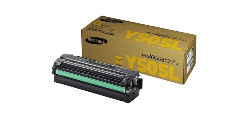 Samsung CLT-Y505L - Hohe Ergiebigkeit - Gelb - original - Tonerpatrone (SU512A)