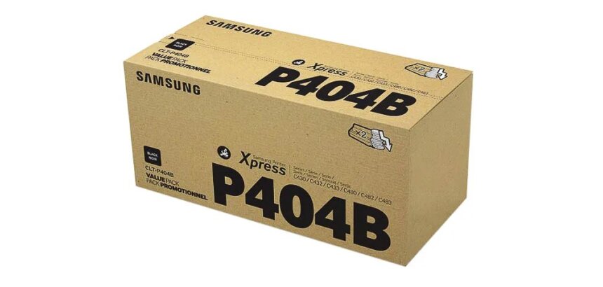 Samsung CLT-P404B - pack de 2 - noir - original - cartouche de toner (SU364A)