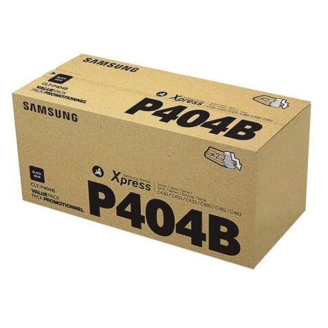 Samsung CLT-P404B - pack de 2 - noir - original - cartouche de toner (SU364A)