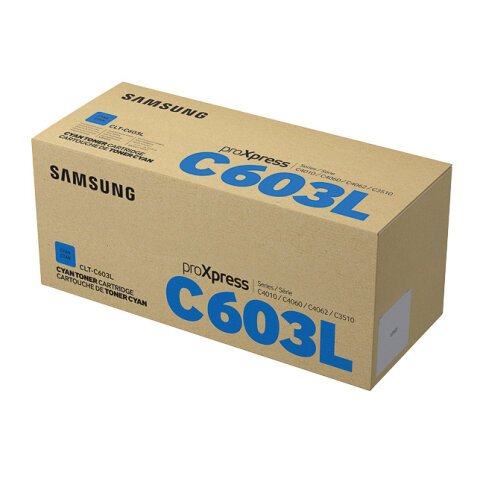 Samsung CLT-C603L - à rendement élevé - cyan - original - cartouche de toner (SU080A)