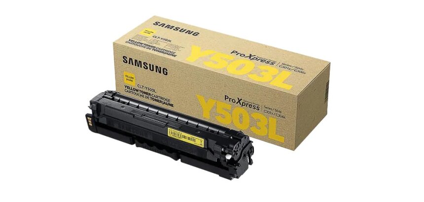 Samsung CLT-Y503L - High Yield - yellow - original - toner cartridge (SU491A)