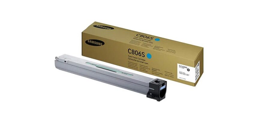 Samsung CLT-C806S - cyaan - origineel - tonercartridge (SS553A)
