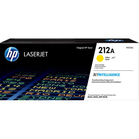 Cartouche toner HP W2122A 212A jaune