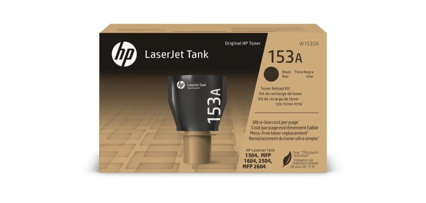 Toner rechargeable HP 153A W1530A noir