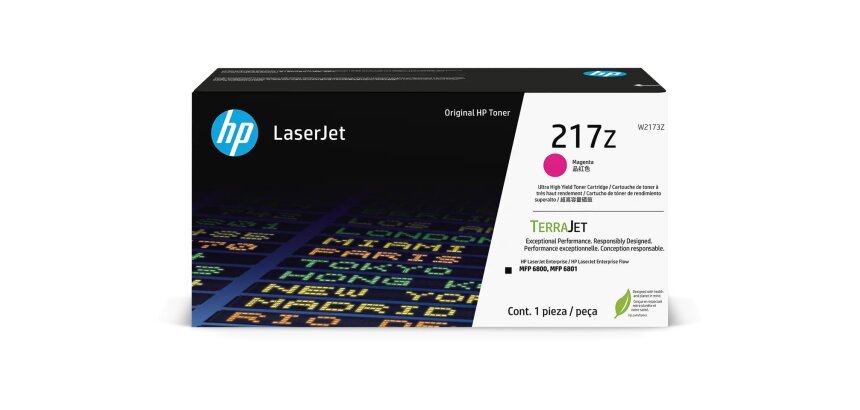 HP 217Z Ultra High Yield Magenta Original LaserJet Toner Cartridge