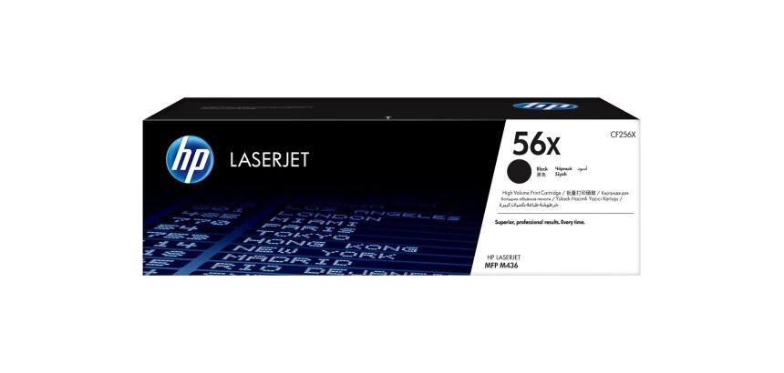 HP 56x - High Yield - black - original - LaserJet - toner cartridge (CF256X)
