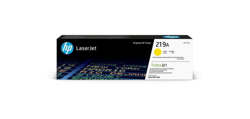 HP 219A authentic separate color cartridge for laser printer