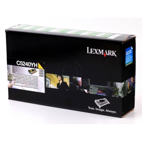 Lexmark - à rendement élevé - jaune - original - cartouche de toner - LCCP, LRP