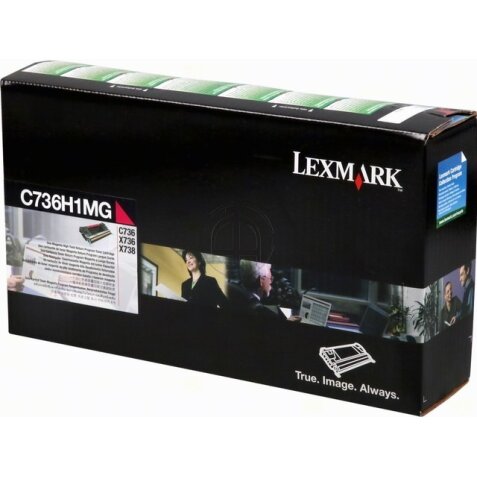 Lexmark - High Yield - magenta - original - toner cartridge - LCCP, LRP