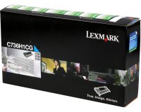Lexmark - High Yield - cyan - original - toner cartridge - LCCP, LRP