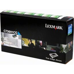 Lexmark - hoog rendement - cyaan - origineel - tonercartridge - LCCP, LRP