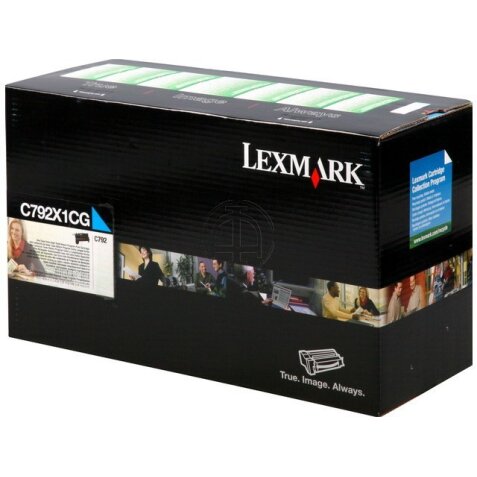 Lexmark - Extra High Yield - cyan - original - toner cartridge - LCCP, LRP