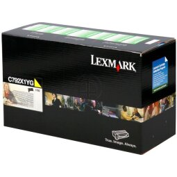 Lexmark - extra hoog rendement - geel - origineel - tonercartridge - LCCP, LRP
