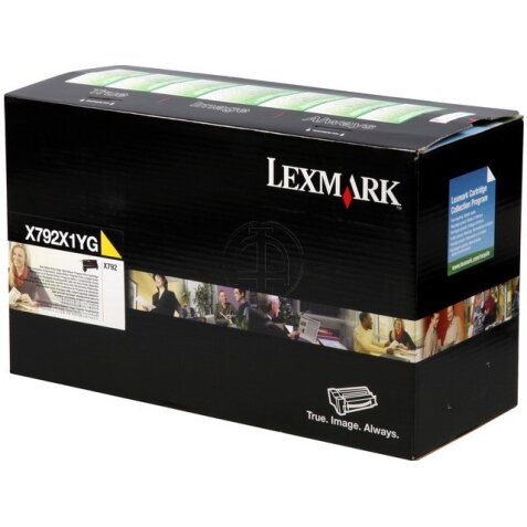 Lexmark - extra hoog rendement - geel - origineel - tonercartridge - LCCP, LRP