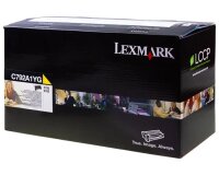 Lexmark - yellow - original - toner cartridge - LCCP, LRP