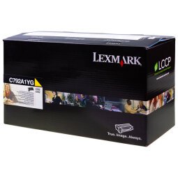 Lexmark - yellow - original - toner cartridge - LCCP, LRP