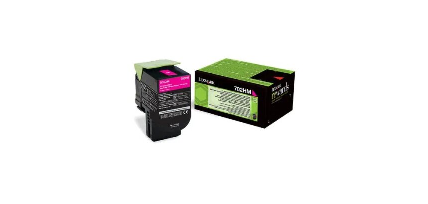 Lexmark 702HM - magenta - origineel - tonercartridge - LCCP, LRP