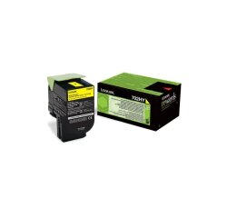 Lexmark 702HY - yellow - original - toner cartridge - LCCP, LRP