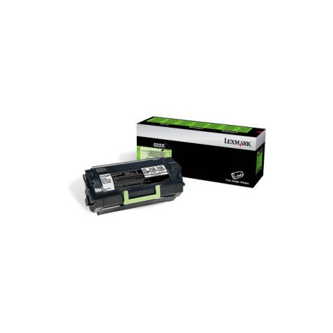 Lexmark 522X - extra hoog rendement - zwart - origineel - tonercartridge - LCCP, LRP