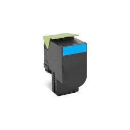 Lexmark 802XC - extra hoog rendement - cyaan - origineel - tonercartridge - LCCP, LRP