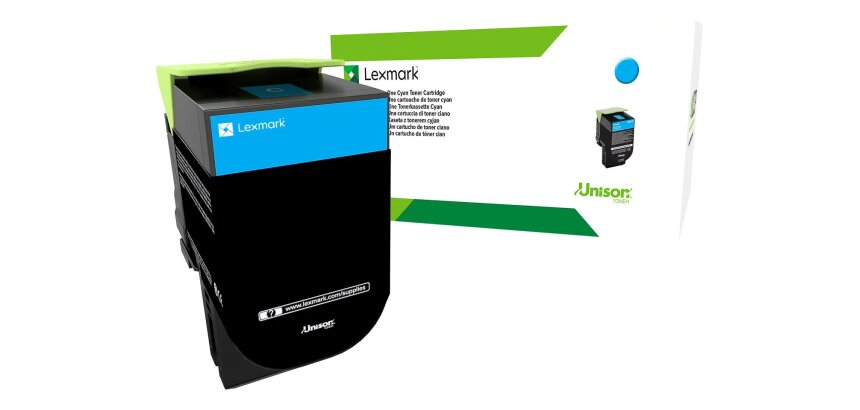 Lexmark - cyan - original - toner cartridge