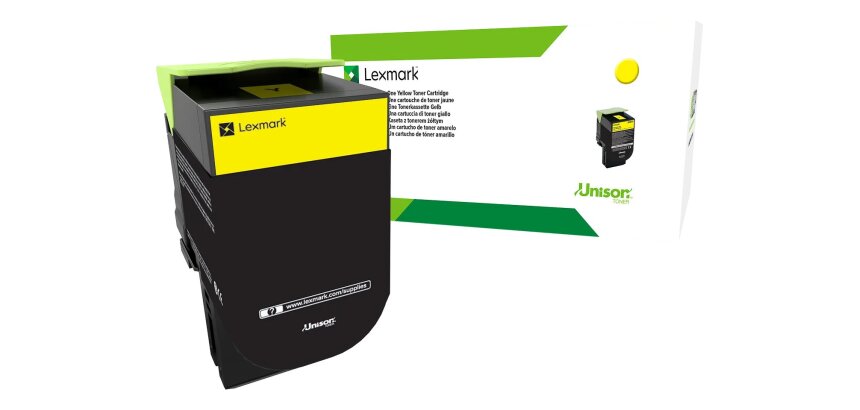 Lexmark - jaune - original - cartouche de toner