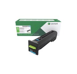 Lexmark - cyan - original - toner cartridge - LCCP, LRP