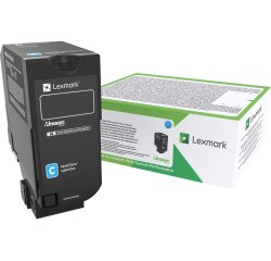 Lexmark - High Yield - cyan - original - toner cartridge - LCCP, LRP, Lexmark Corporate