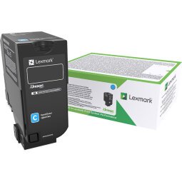 Lexmark - à rendement élevé - cyan - original - cartouche de toner - LCCP, LRP, Entreprise Lexmark