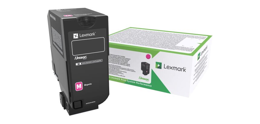 Lexmark - magenta - original - cartouche de toner - LCCP, LRP, Entreprise Lexmark