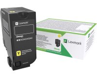Lexmark - jaune - original - cartouche de toner - LCCP, Entreprise Lexmark