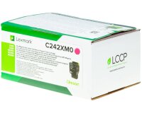 Lexmark - Extra High Yield - magenta - original - toner cartridge - LCCP, LRP