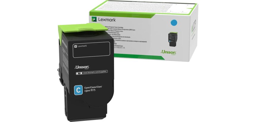 Lexmark - Ultra High Yield - cyan - original - toner cartridge - LCCP, LRP