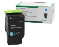 Lexmark - cyan - original - toner cartridge - LCCP, LRP
