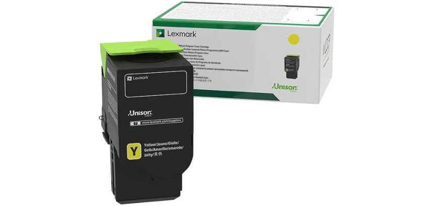 Lexmark - jaune - original - cartouche de toner - LCCP, LRP