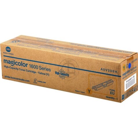 A0V306H KONICA MC1650EN Toner YellowLOW High Capacity   2500Pages High Capacity