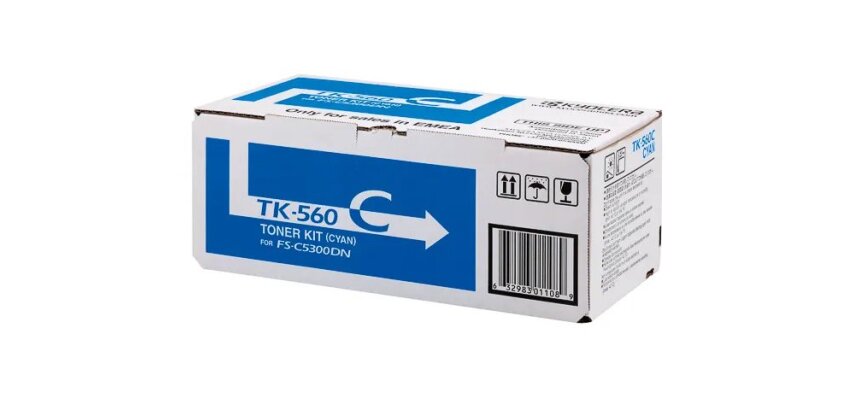 Kyocera TK 560C - cyan - original - toner cartridge