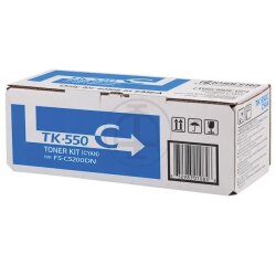Kyocera TK 550C - cyan - original - toner cartridge