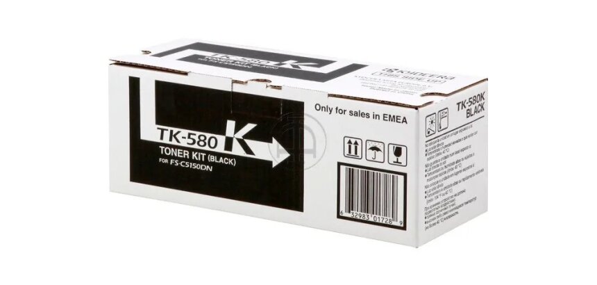 Kyocera TK 580K - noir - original - cartouche de toner