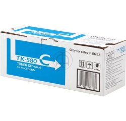 Kyocera TK 580C - cyan - original - toner cartridge