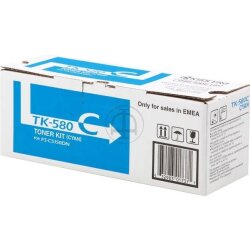 Kyocera TK 580C - cyaan - origineel - tonercartridge