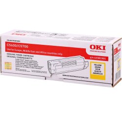 OKI - yellow - original - toner cartridge