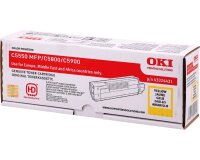 OKI - yellow - original - toner cartridge