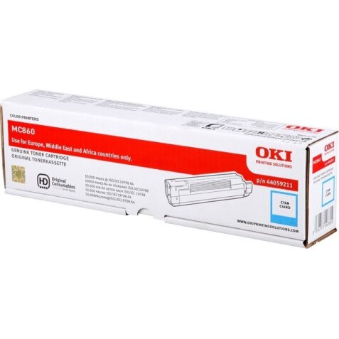 44059211 OKI MC860 Toner Cyan  10.000pag.