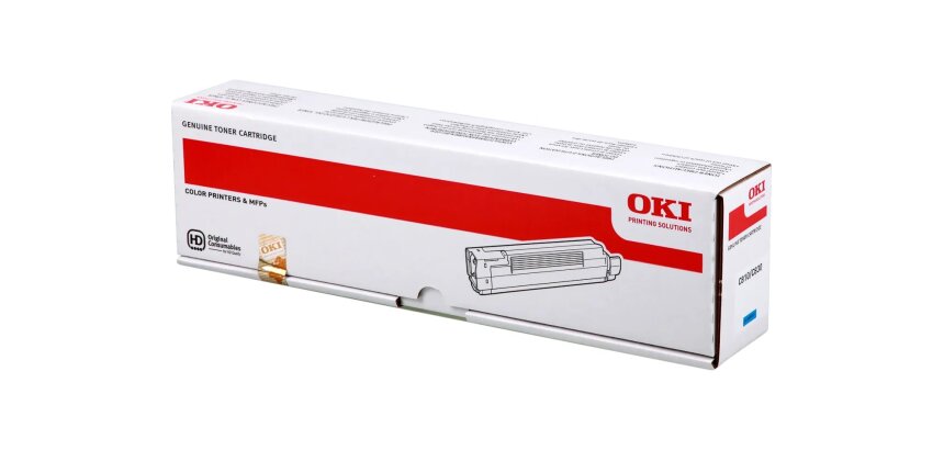 44059107 OKI C800 Toner Cyan  8000pag.