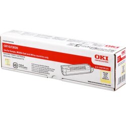 44059105 OKI C800 Toner YellowLOW  8000Pages