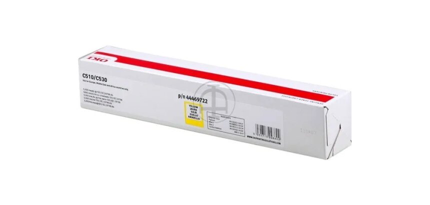 44469722 OKI C510 Toner YellowLOW  5000Pages
