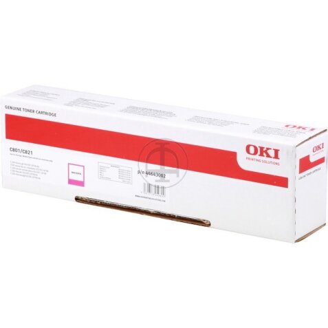 44643002 OKI C801 Toner Magenta  7000pag.