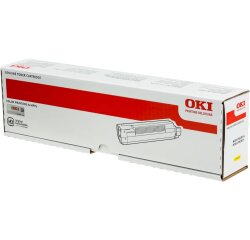 OKI - jaune - original - cartouche de toner