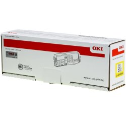 OKI - jaune - original - cartouche de toner